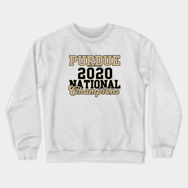 Purdue 2020 NCAA Champs Crewneck Sweatshirt by wifecta